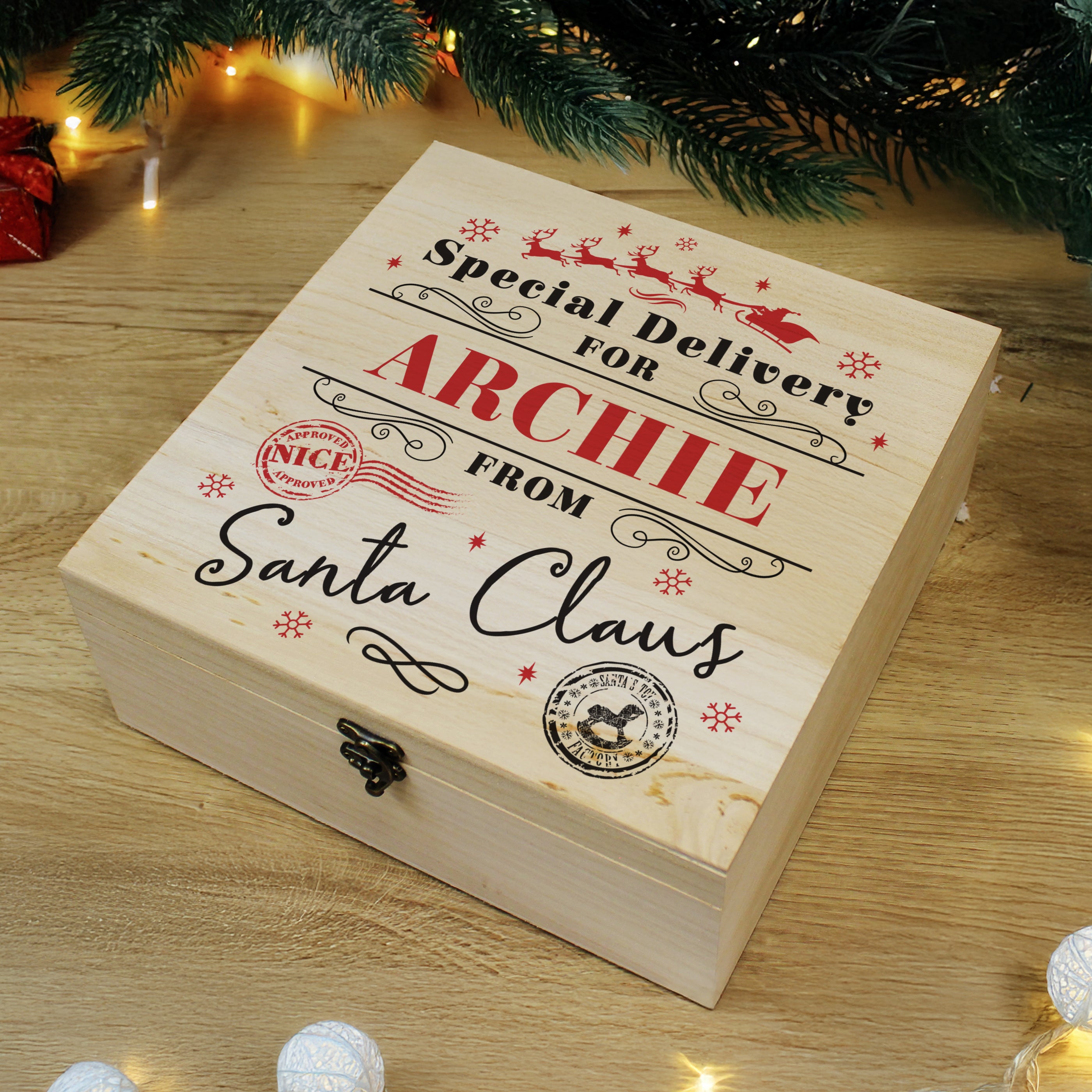 Personalised Special Delivery Christmas Eve Box