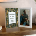 Personalised Leopard Print Wooden Hinged 6x4 Photo Frame