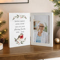 Personalised Robin Hinged Wooden Frame