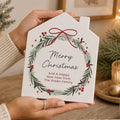 Personalised Green Christmas Wreath House Ornament
