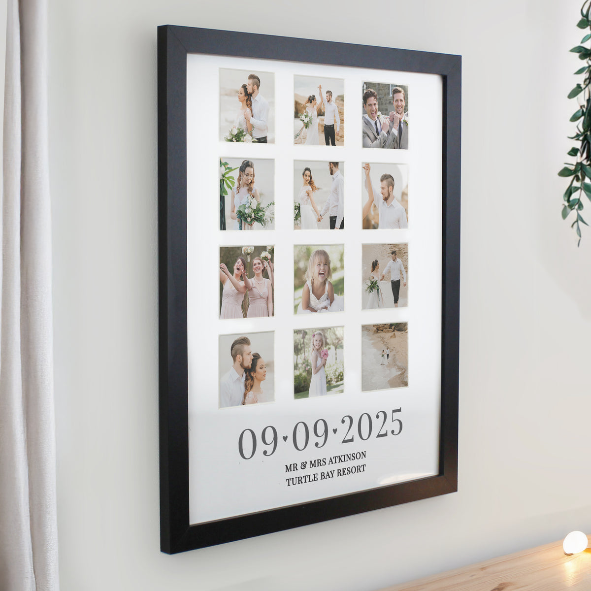 First Date Photo Frame Personalised Special Date Black Multi Photo Frame – SOUTH SHORE GIFTS