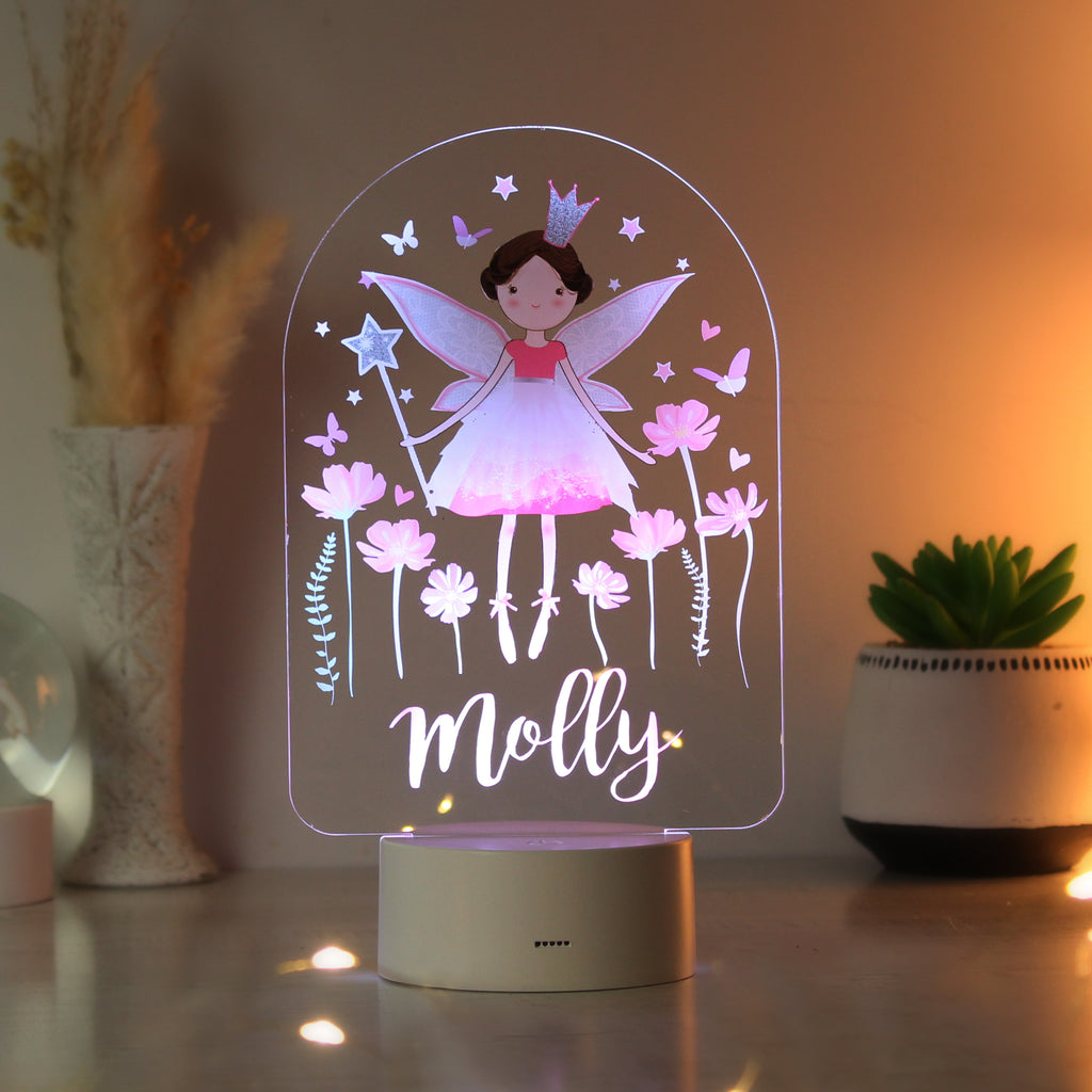 Personalised Fairy Princess LED Colour Changing Light