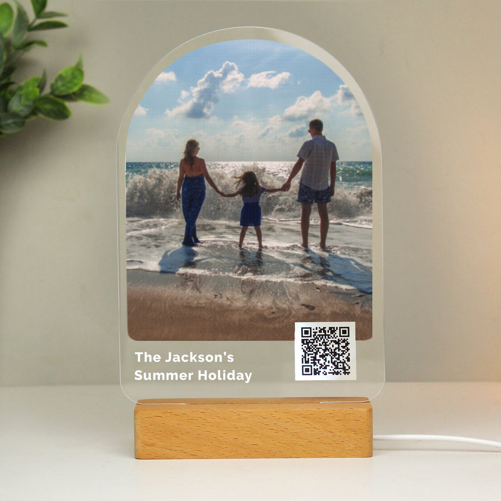 Personalised QR Photo Upload LED Light