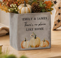 Personalised Pumpkin Concrete Plant Pot