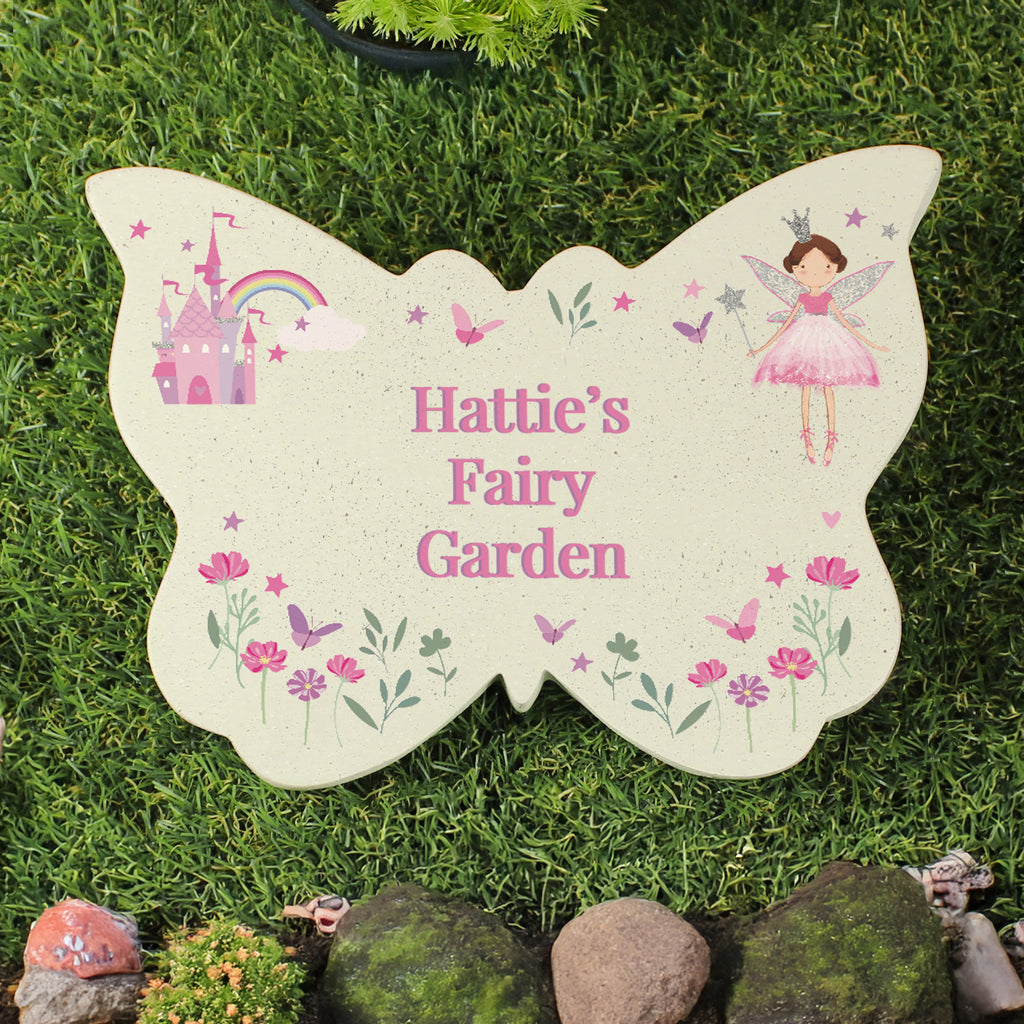 Personalised Fairy Princess Garden Butterfly Ornament