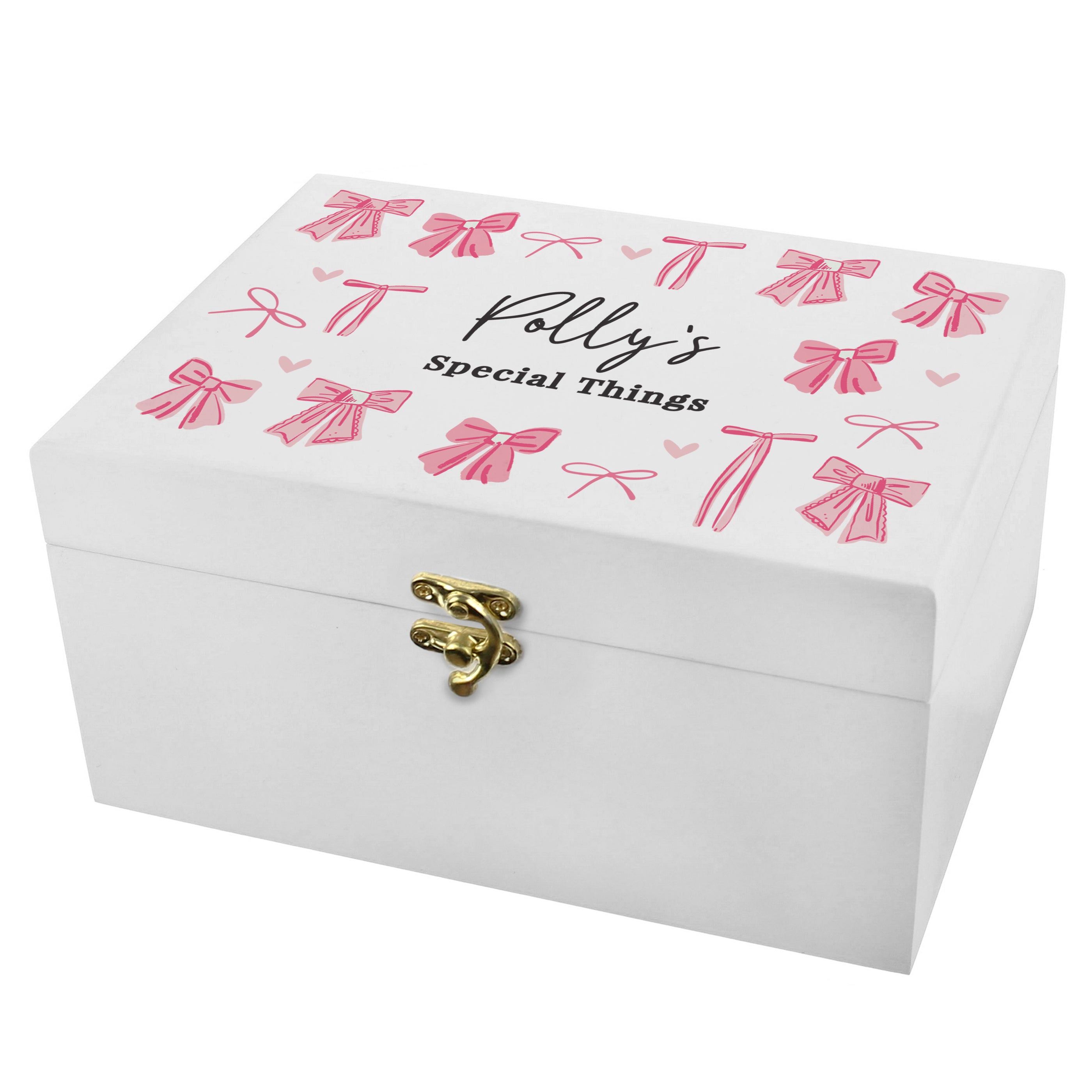 Personalised Bow Storage Box