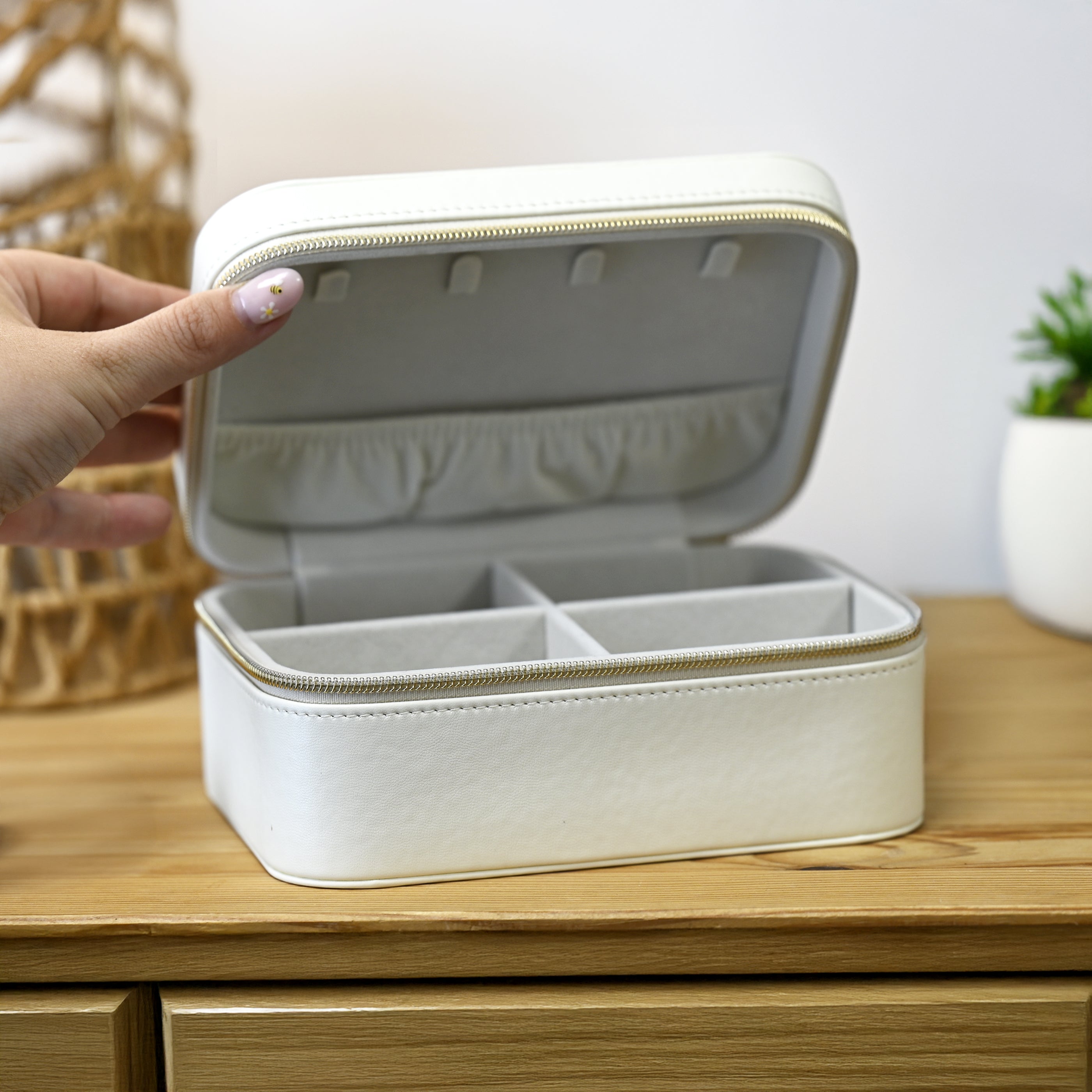 Personalised Botanical Travel Jewellery Box