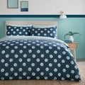 Polka Spot Duvet Cover Set in Blue