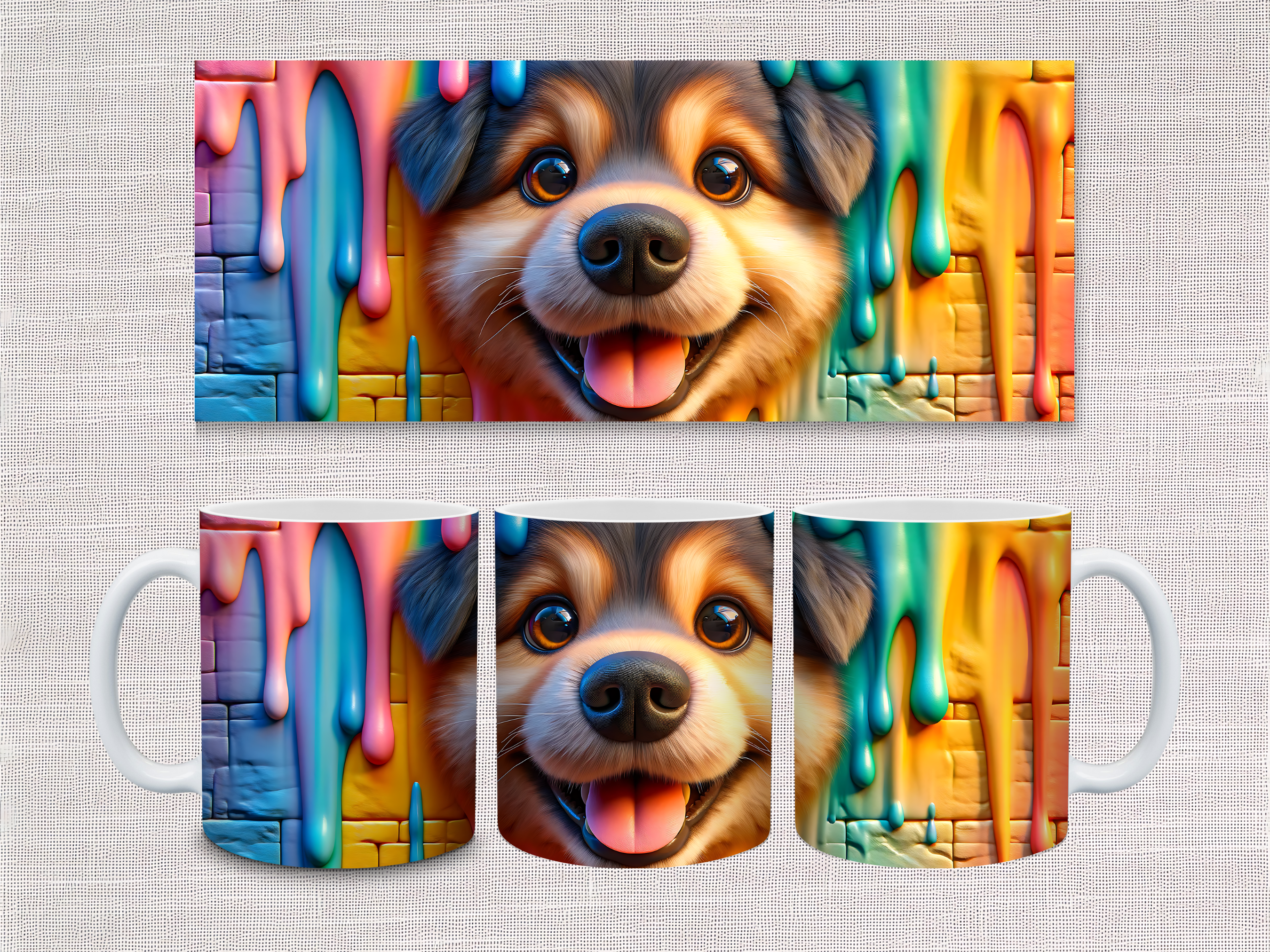 Peek-A-Boo Animals Mug & Coaster Sets - 13 Designs