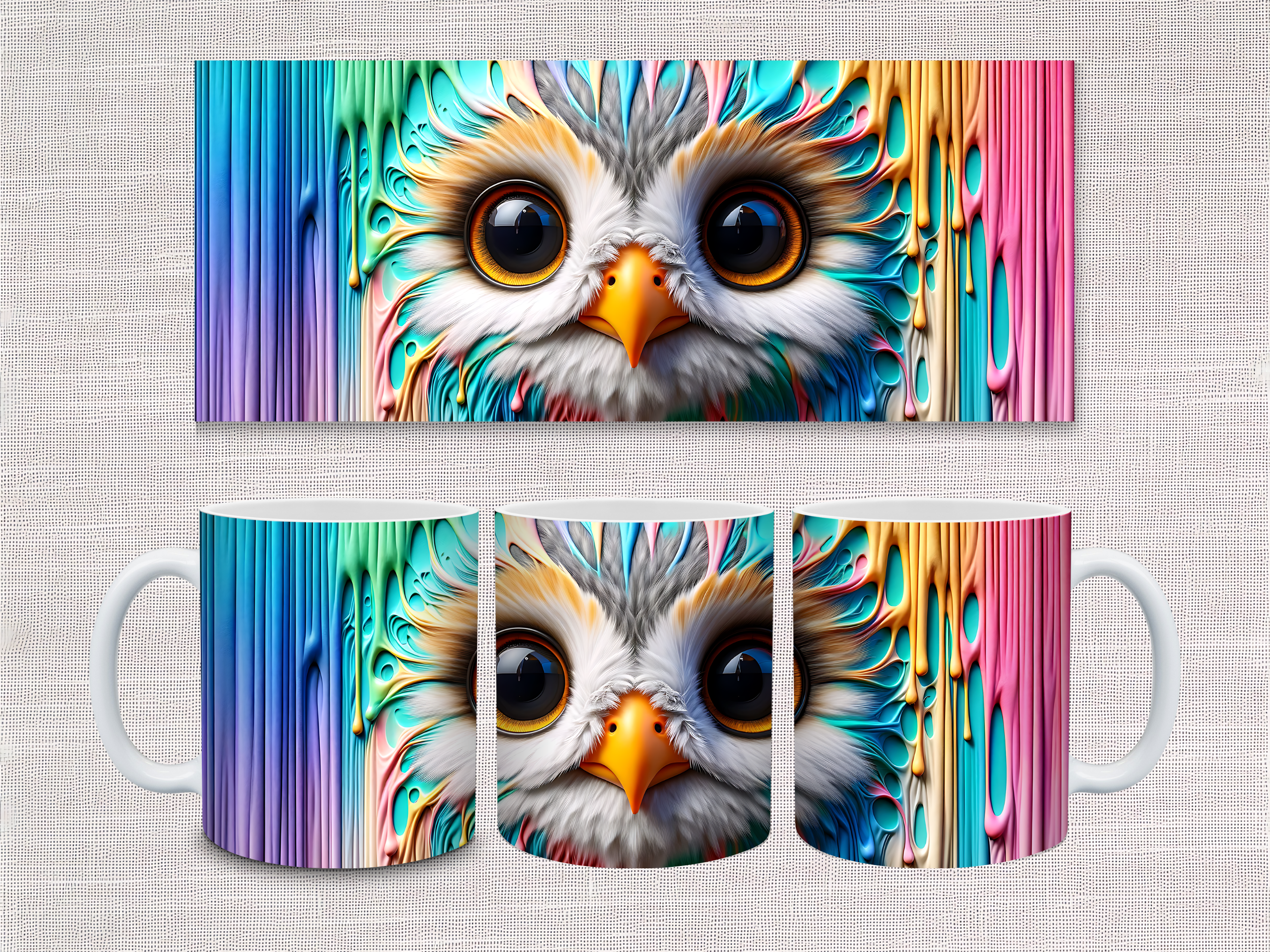 Peek-A-Boo Animals Mug & Coaster Sets - 13 Designs