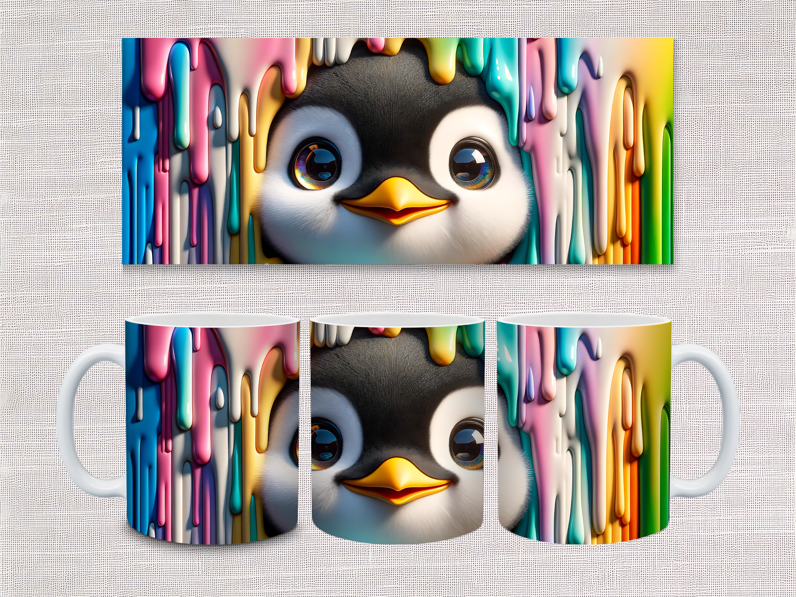 Peek-A-Boo Animals Mug & Coaster Sets - 13 Designs