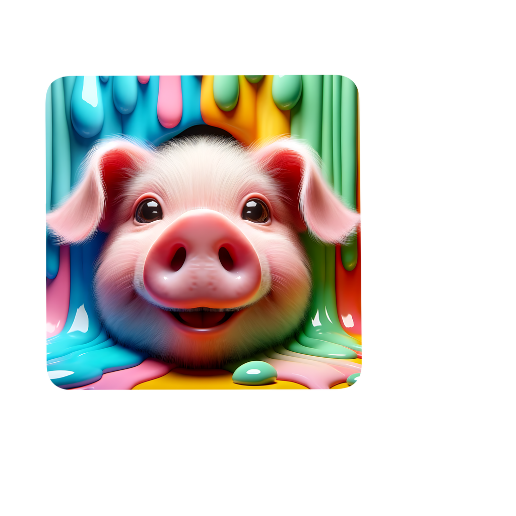 Peek-A-Boo Animals Mug & Coaster Sets - 13 Designs