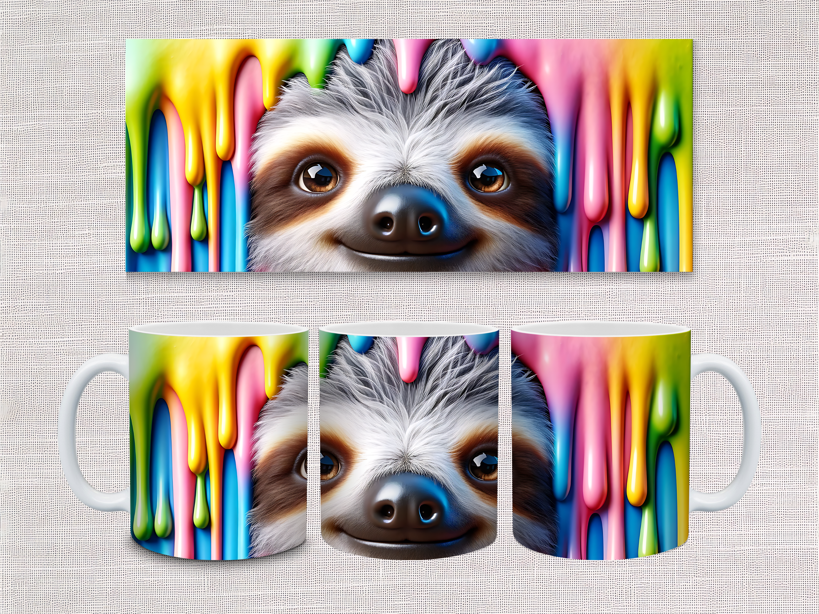 Peek-A-Boo Animals Mug & Coaster Sets - 13 Designs