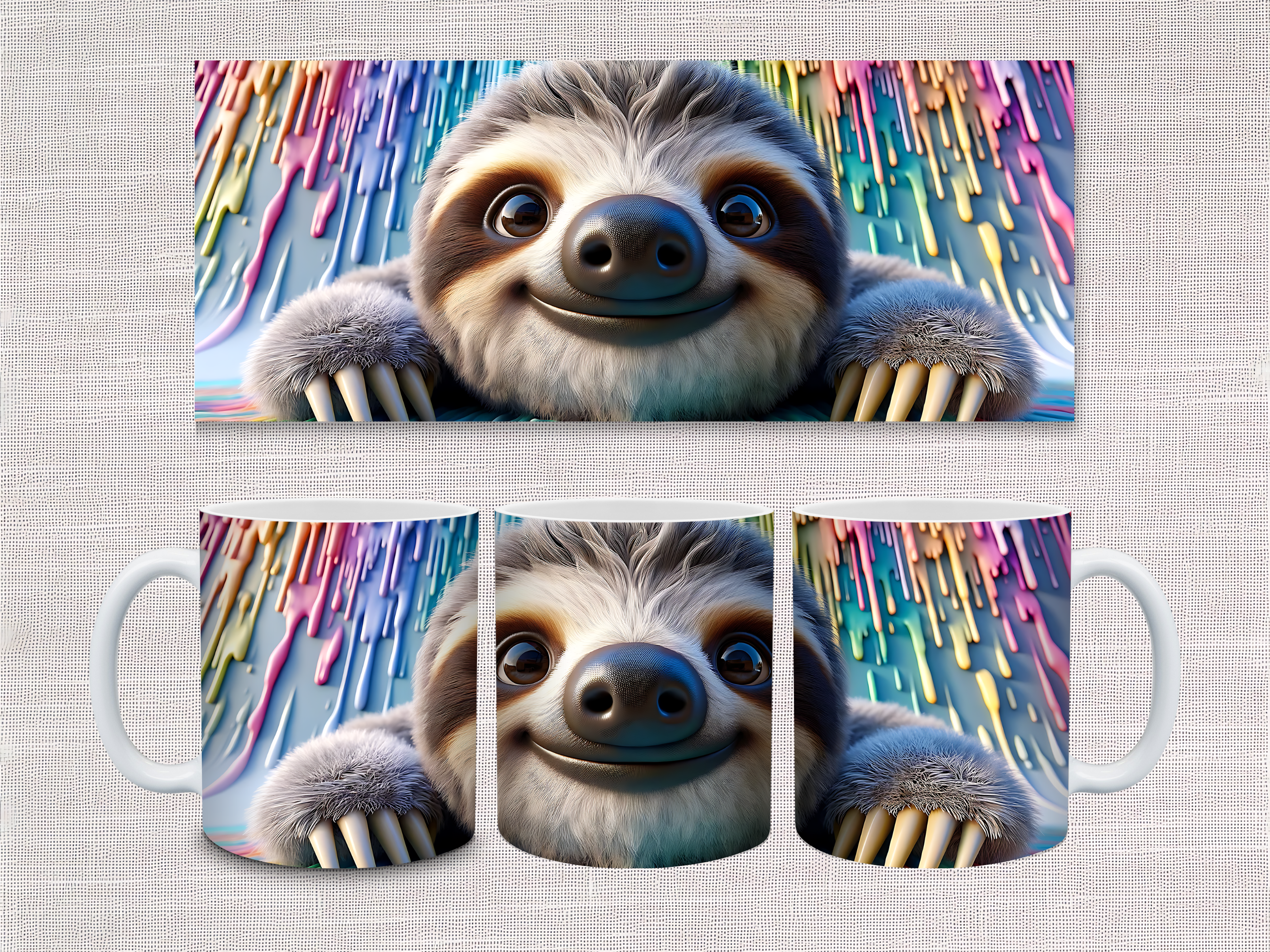 Peek-A-Boo Animals Mug & Coaster Sets - 13 Designs