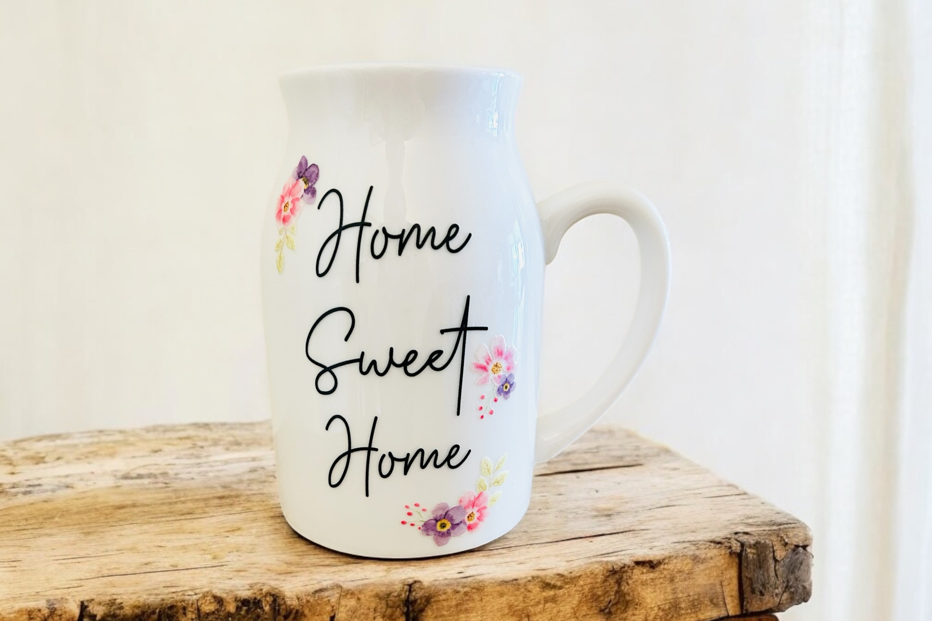 Home Sweet Home Flower Jug