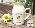 Robin Ceramic Flower Jug