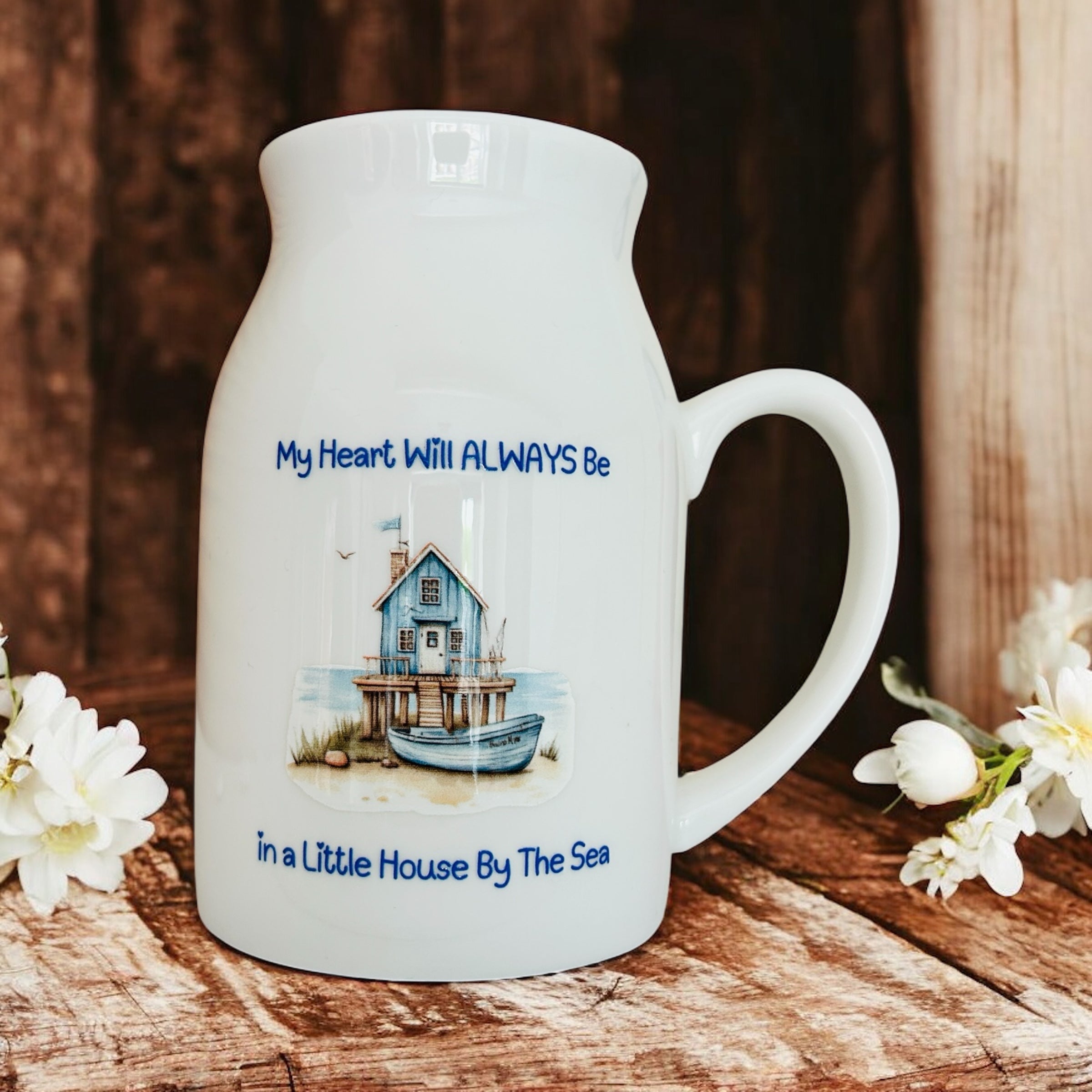 My Heart Will Always Be ....... Ceramic Flower Jug