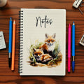 Mum & Cub Foxes Notebook