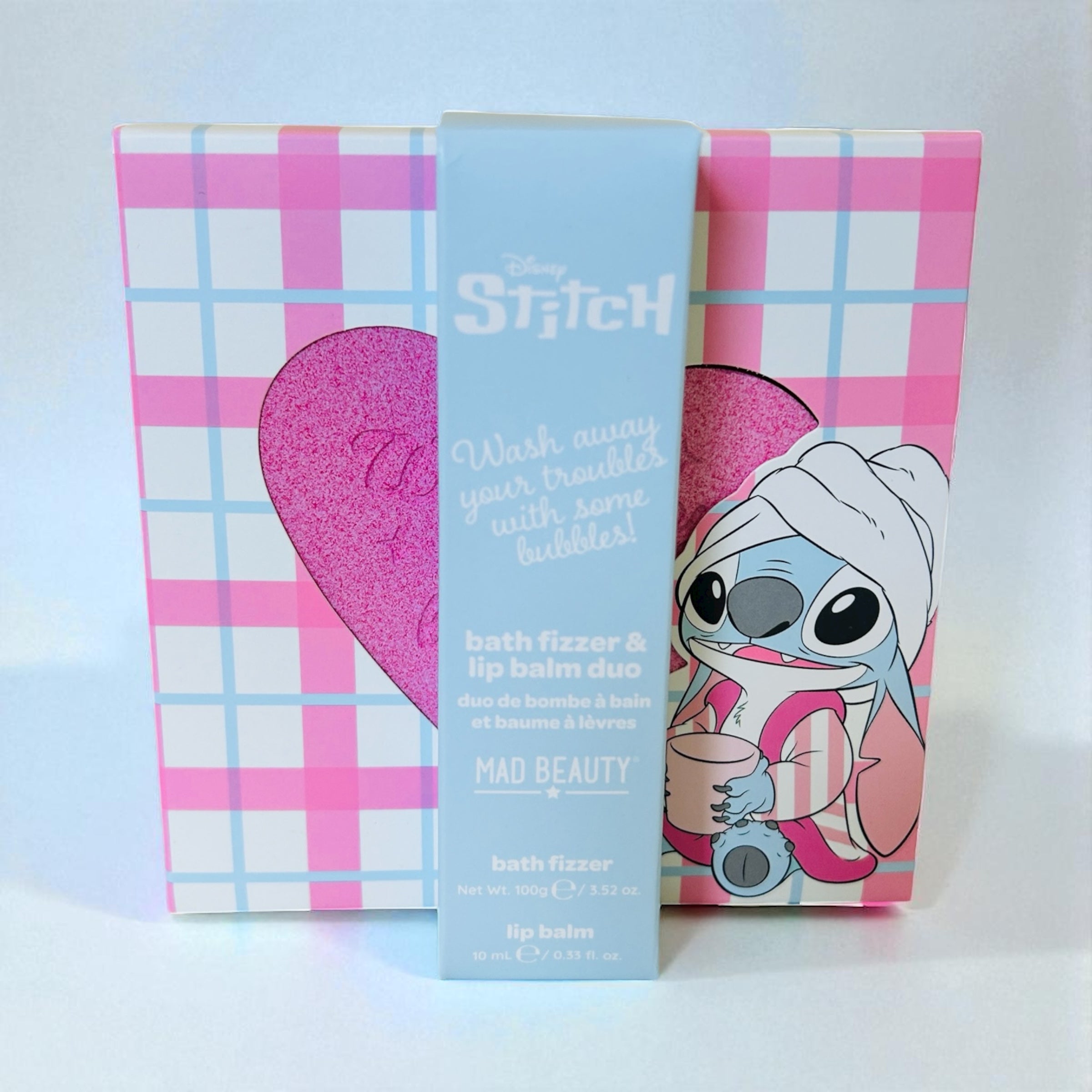 Stitch Pamper Fizzer & Lip Balm Gift Set