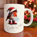 Robin Winter Wishes Mug