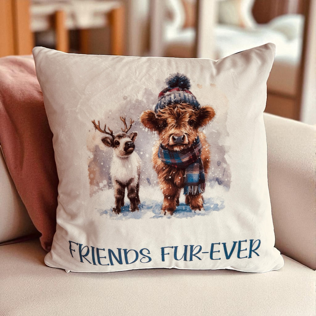 Winter Friends Cushion Collection - 4 Designs To Choose From