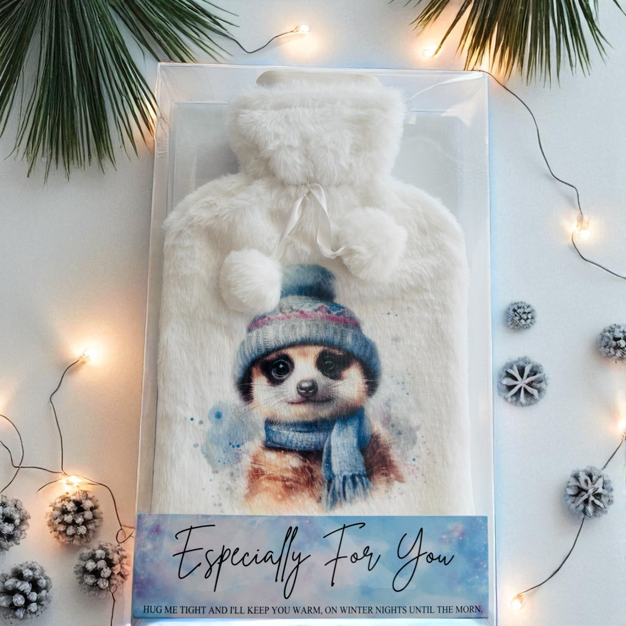 Winter Friends Hot Water Bottle Collection 🐾 - 4 Designs to Choose From