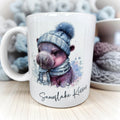 ❄️ Snowflake Kisses – Winter Friends Collection - Baby Hippo