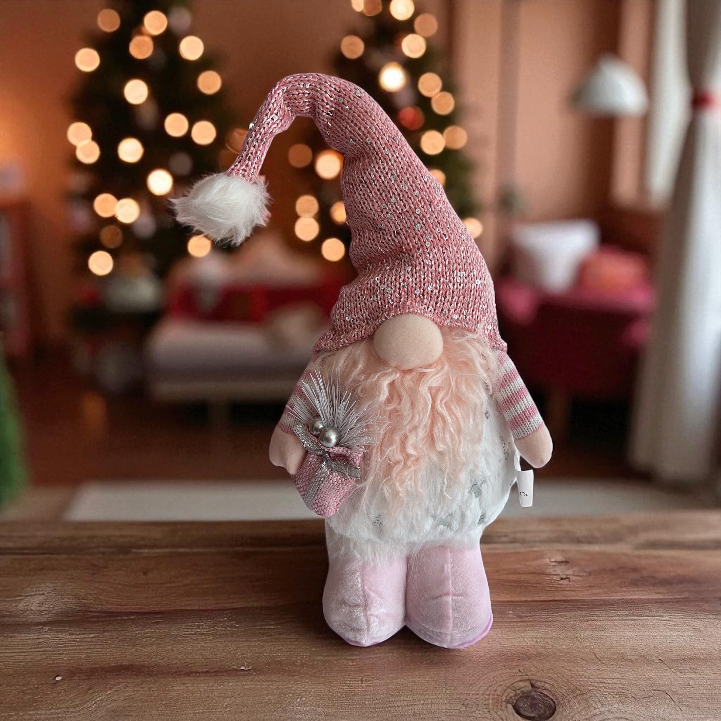 Pink Sparkle Festive Gonks 21" - 2 Options