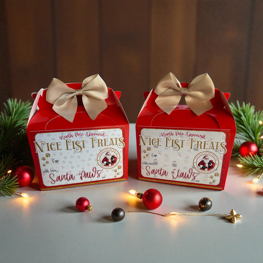 Santa Paws/Claws - Naughty and Nice Lists & Treat Boxes Bundle