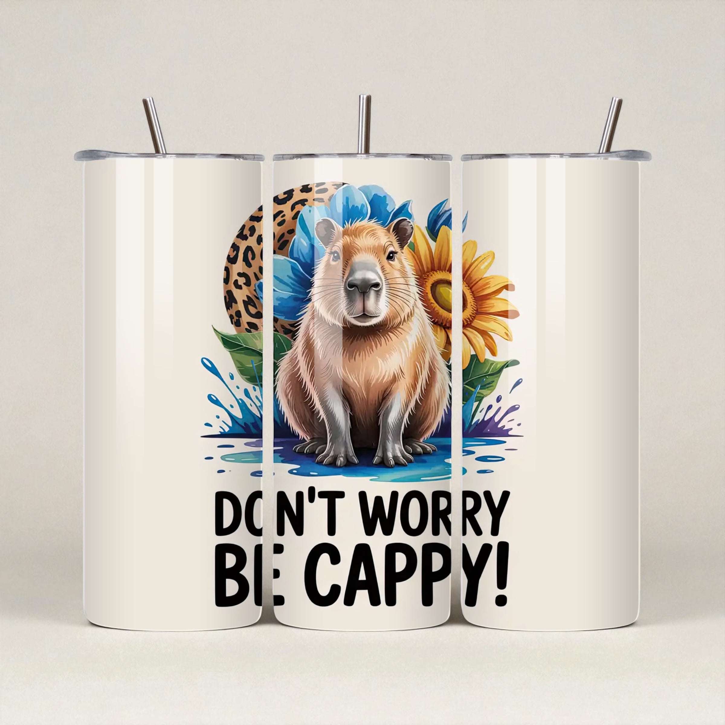 Capybara 20oz Tumblers - 5 Designs to Choose From