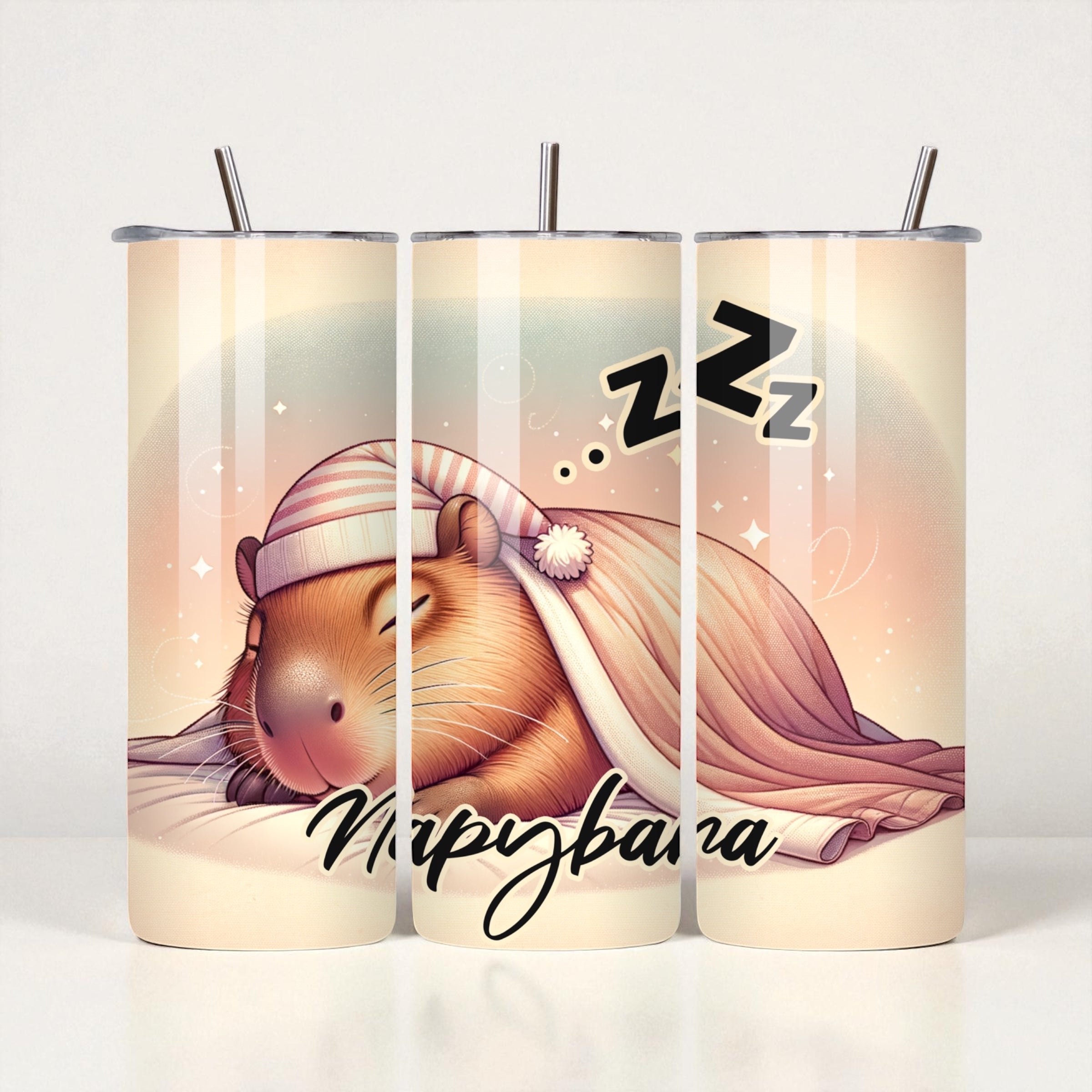 Capybara 20oz Tumblers - 5 Designs to Choose From