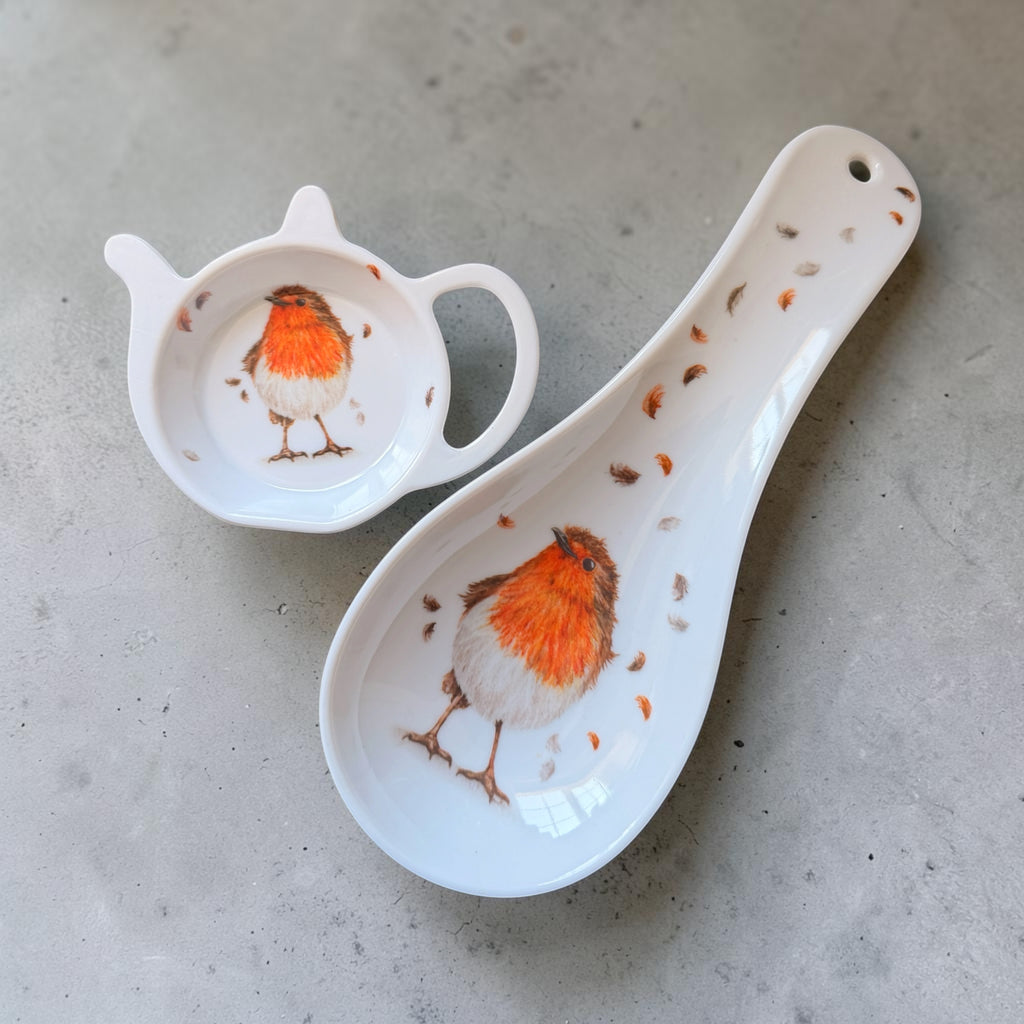 3 Designs - Tea Bag Tidy & Spoon Rest Sets