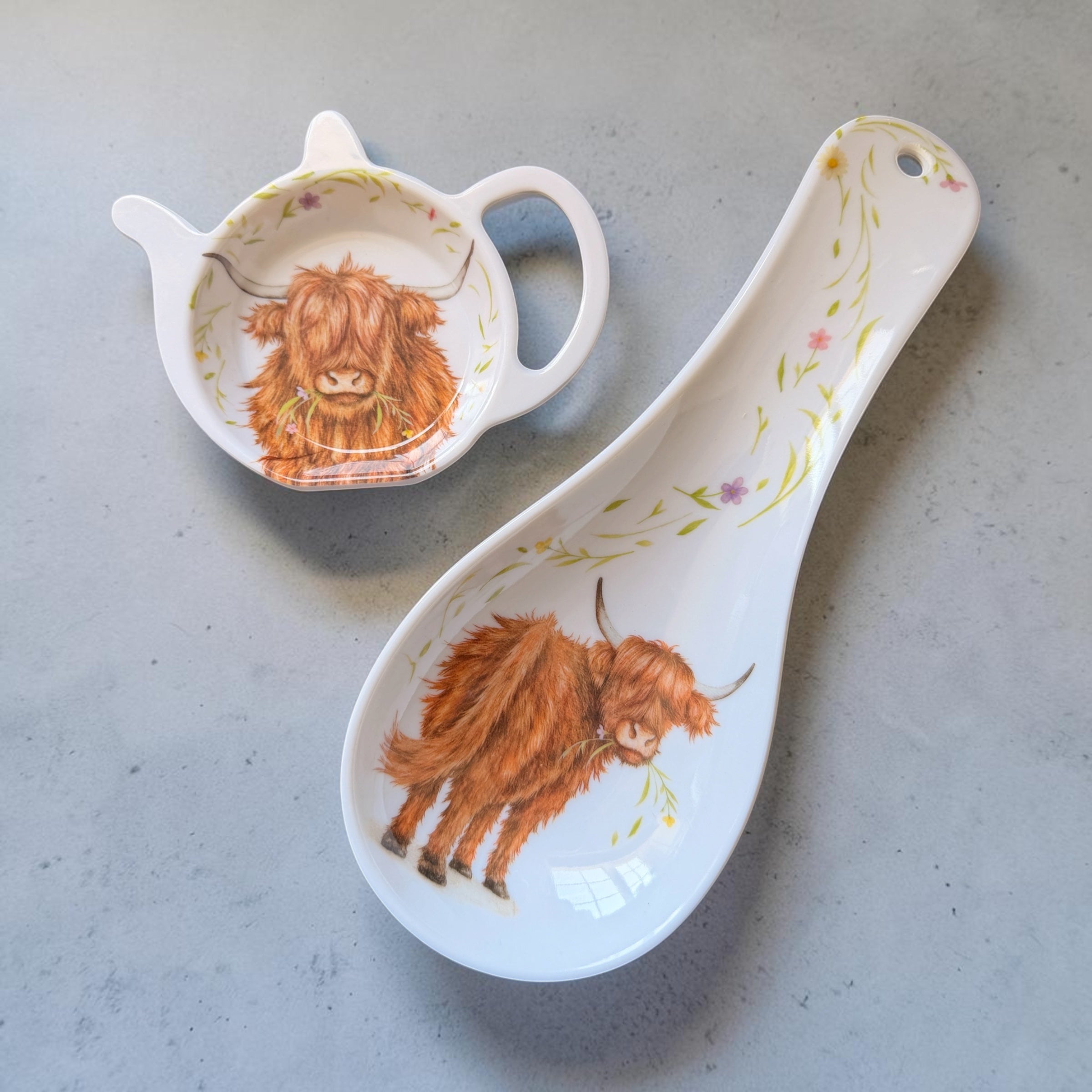 3 Designs - Tea Bag Tidy & Spoon Rest Sets