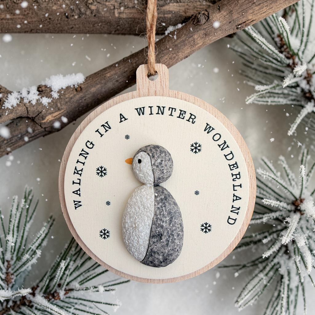 3D Christmas Pebble Baubles - 4 Designs