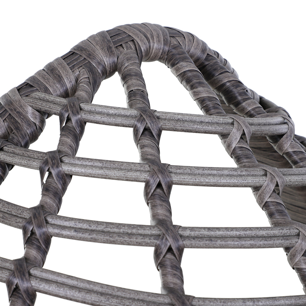 Teardrop shape Lazy Chair with Thick Cushions