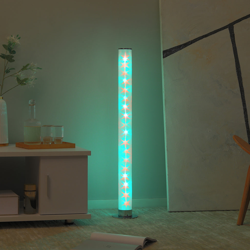 RGB Floor Lamp, Dimmable Corner Lamp with Remote Control
