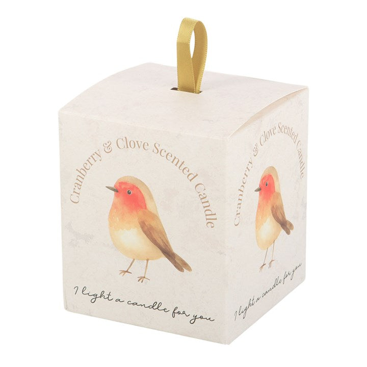 Robin Remembrance Cranberry & Clove Candle