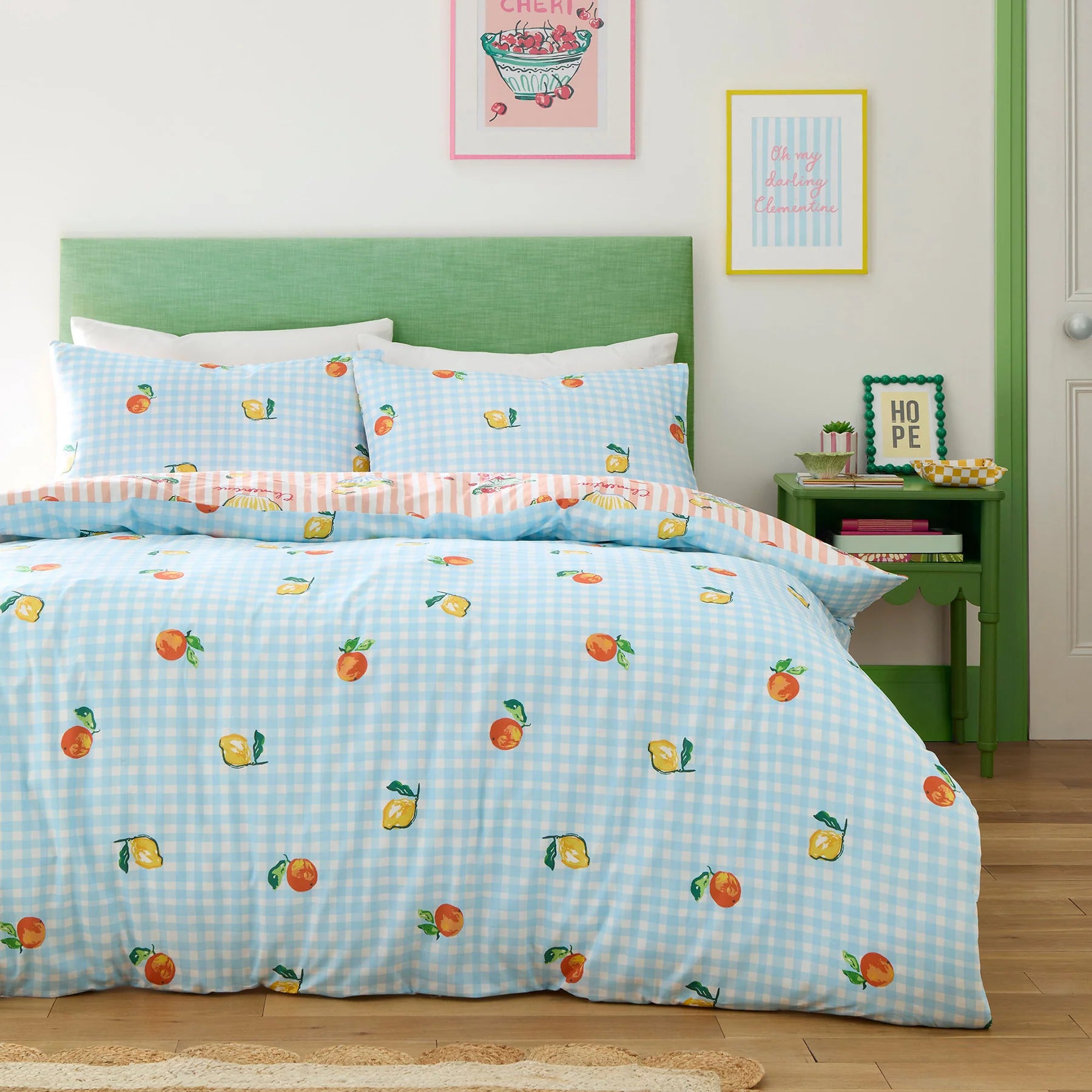 Duvet Cover Set Summer Fruits in Multi