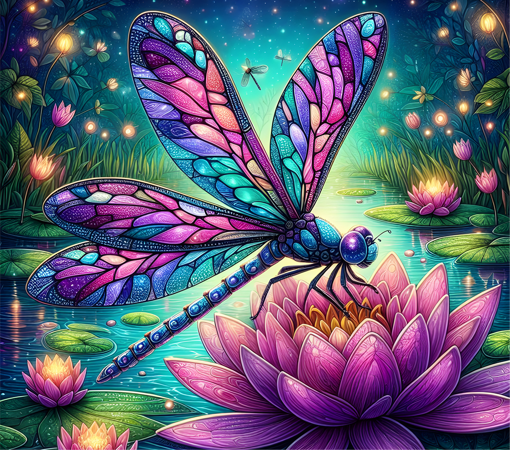 Stainless Dragonfly 20oz Tumbler