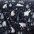 Starry Night Christmas Throw in Blue 120 x 150cm