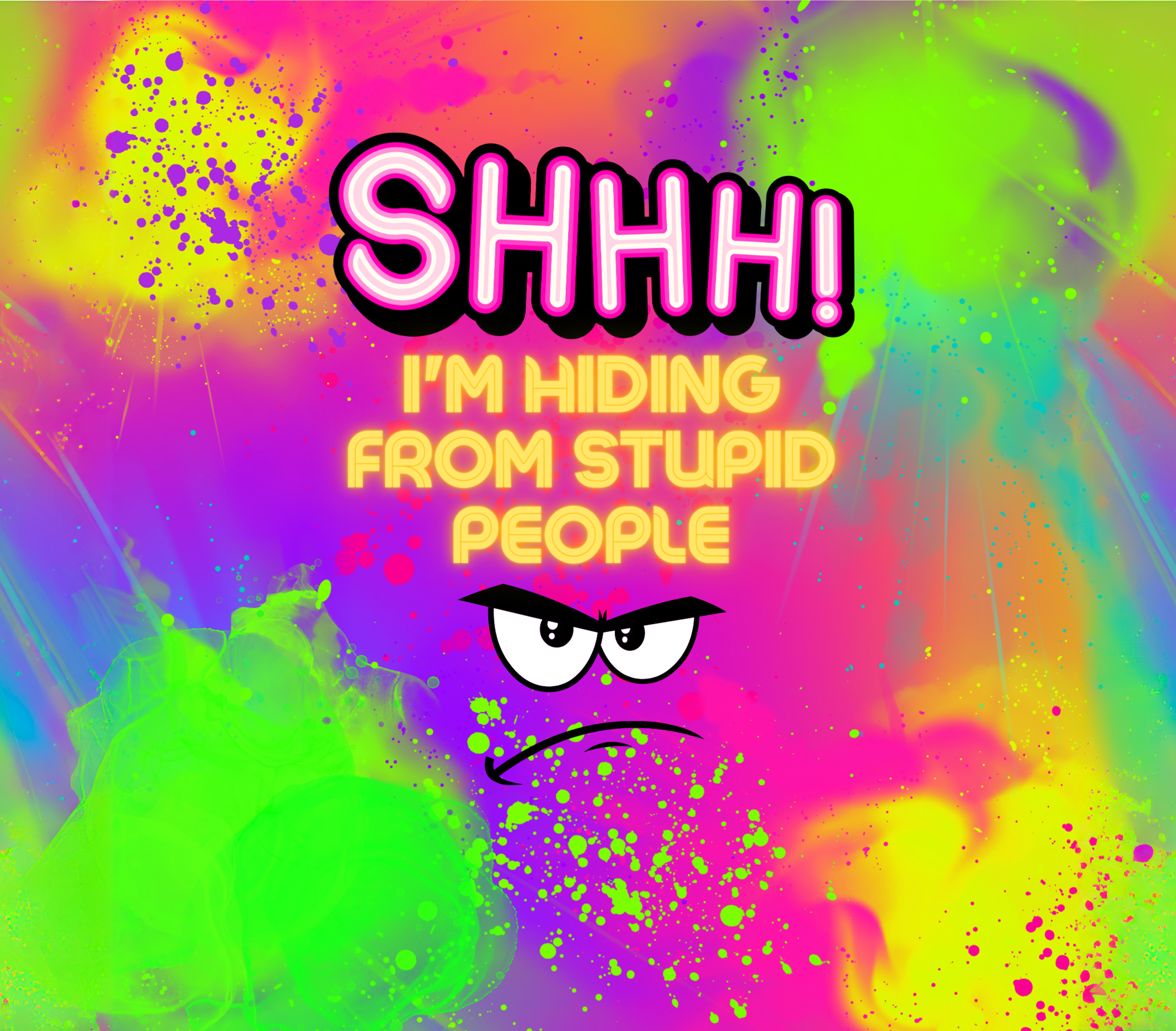 Stupid People 20oz Stainless Steel Skinny Tumbler