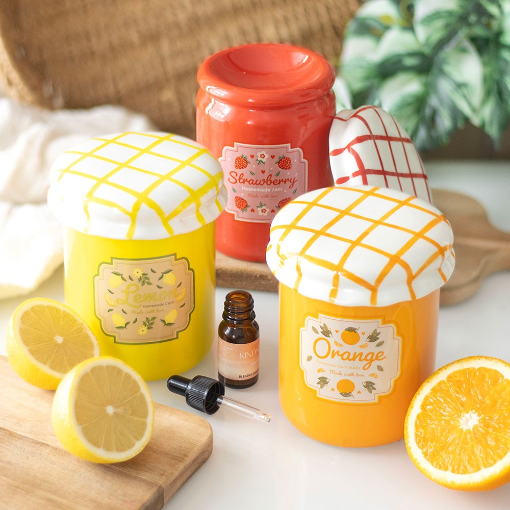 Lemon Curd Jar Oil Burner & Wax Warmer