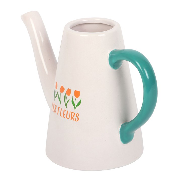 Les Fleurs Tulip Ceramic Watering Can