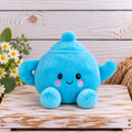 Aurora Palm Pals blue Tilly teapot 13cm plush soft toy