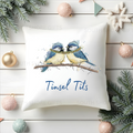 Tinsel Tits Cushion