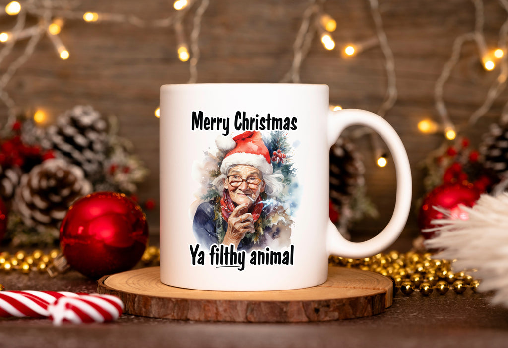 Granny Christmas Rude Humour Mug - 8 Designs