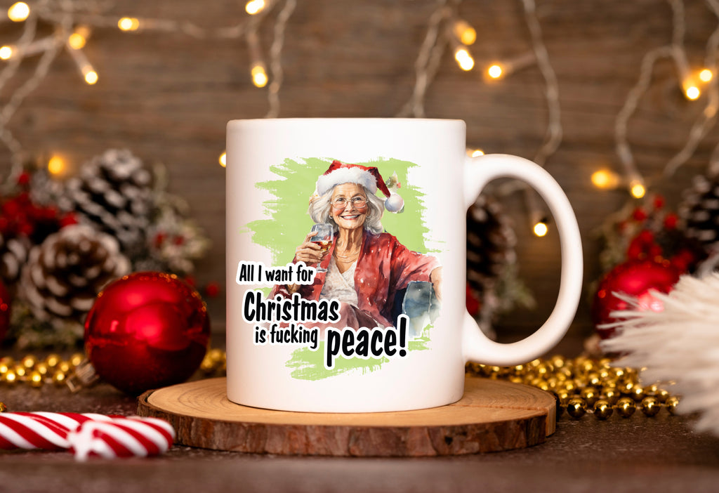 Granny Christmas Rude Humour Mug - 8 Designs