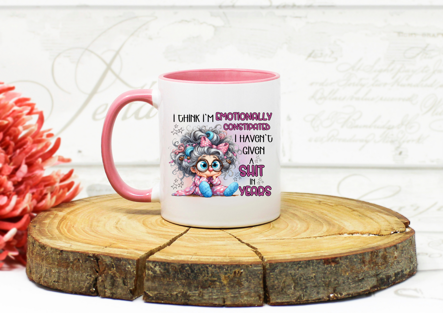 Emotionally Constipated Humour Mug