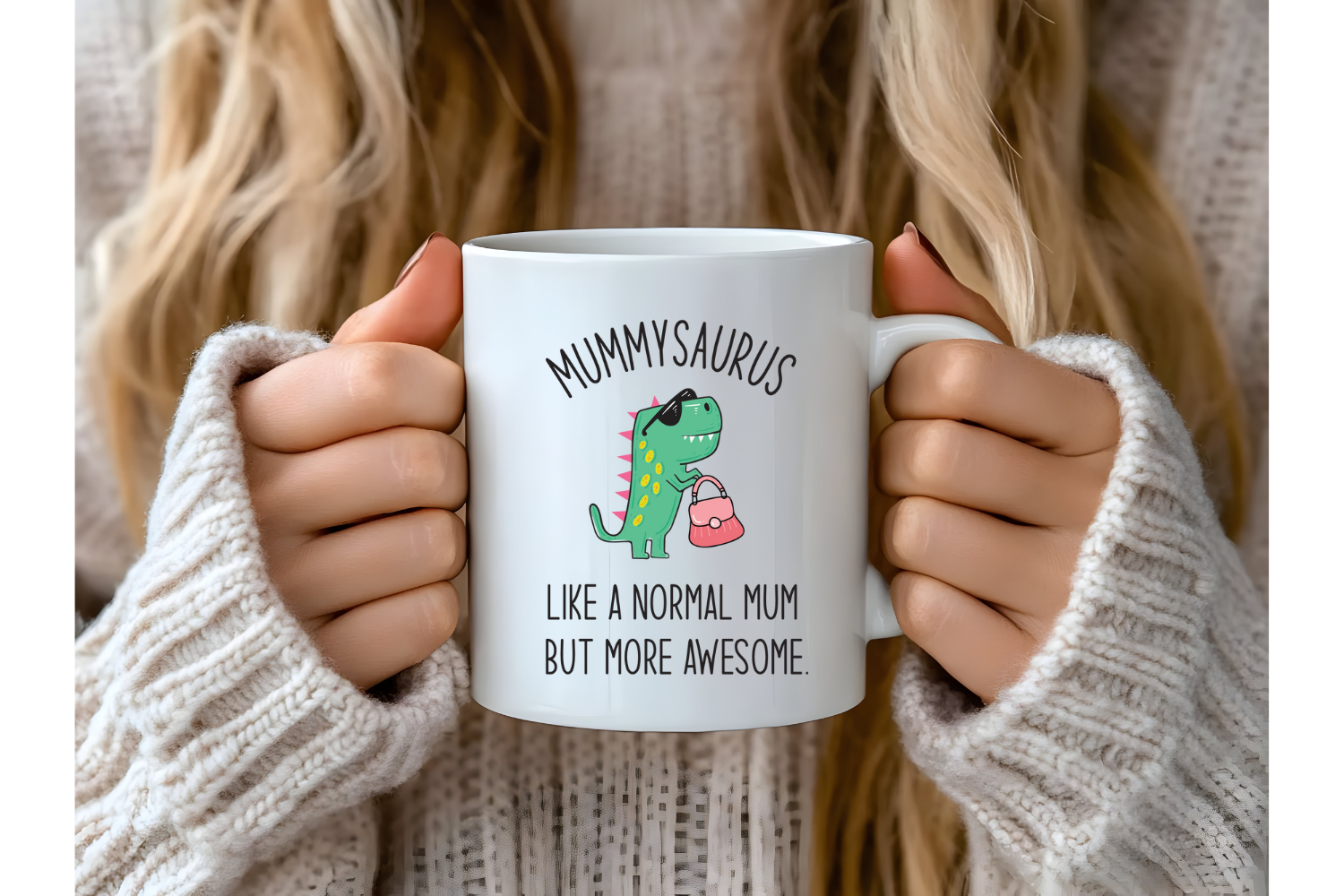Mummysaurus Mug & Coaster Set