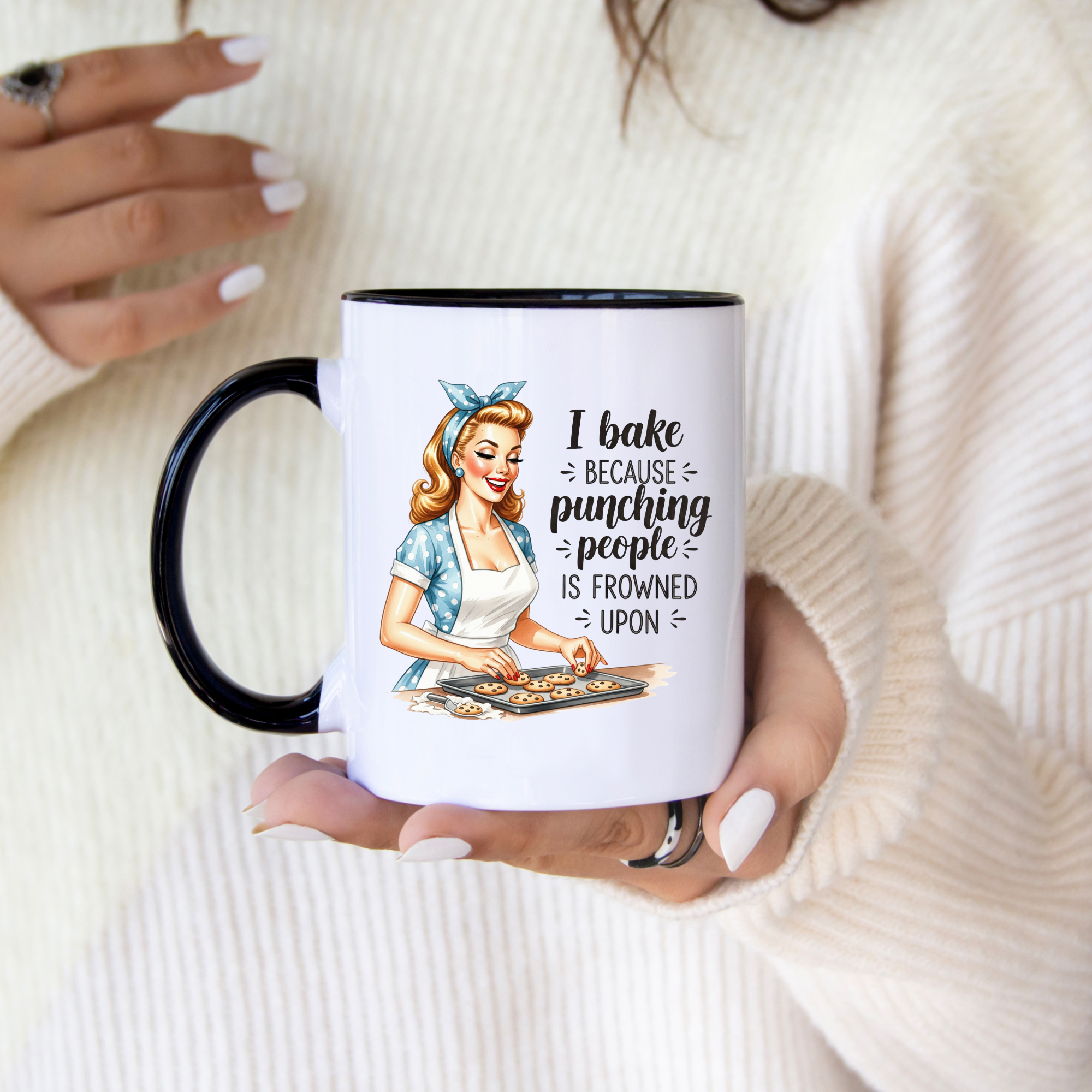 Sarcastic Retro Housewives Mugs - 15 Designs!